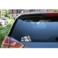 thumbnail image 4 of Wirester - Adhesivo De Vinilo Transparente Para Decoración De Ventana De Coche (O Cualquier Superficie Plana), 6.0 In, Diseño De Perro Cavalier King Charles Spaniels, 4 of 5
