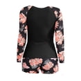 thumbnail image 3 of MKLEKYY Traje De Baño Mujer Women'S Long Sleeved Separate Surf Suit Wetsuit Swimsuit Set 5, 3 of 3