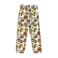 thumbnail image 3 of Lsque Hot Dog With One Sausage Print Men's Pajama Pants, Lounge Pant - Comfortable Home Wear,Elastic Waistband, Stylish Design-Small, 3 of 9