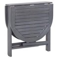thumbnail image 4 of vidaXL Garden Table Gray 47.2"x27.6"x29.1" Solid Acacia Wood, 46325, 4 of 9