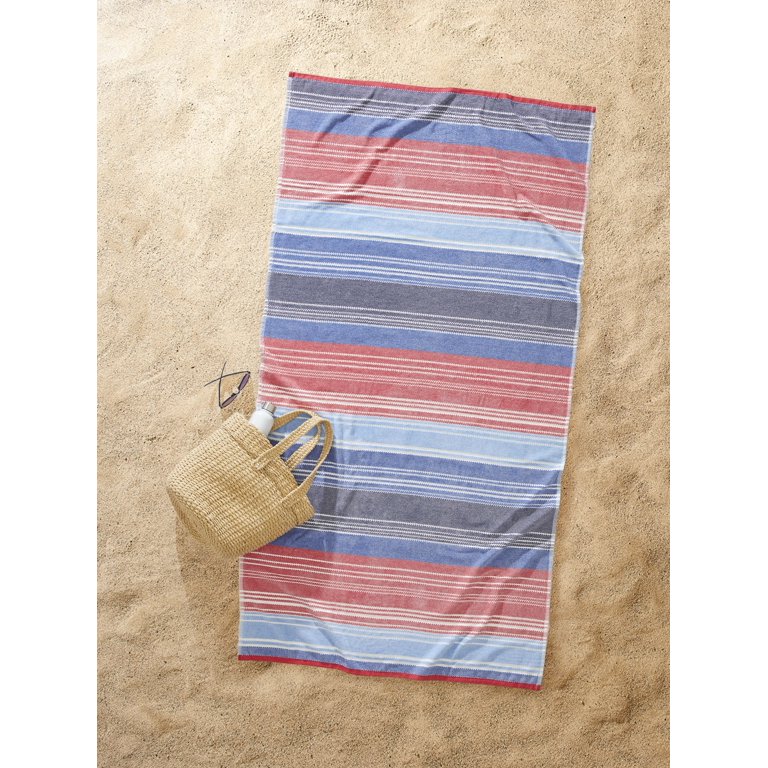 Peacock Alley Soleil Stripe Beach Towel