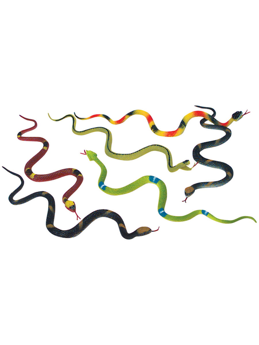 Rubber Fake Toy Rainforest Snakes 
