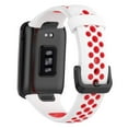 thumbnail image 3 of Correas de repuesto compatibles con Xiaomi Band7 Pro, pulsera de silicona suave y transpirable para reloj inteligente, Color Dual, 3 of 7