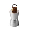 thumbnail image 1 of Mesa decorativa Offex, moderna, redonda, redonda, plateada, 18,25 cm, 1 of 1
