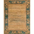 thumbnail image 1 of Ahgly Company Indoor Rectangle Abstract Gold Oriental Area Rugs, 5' x 8', 1 of 6