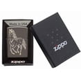 thumbnail image 5 of Zippo Horse Black Ice Pocket Lighter, 5 of 5
