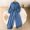 Blue, variant on FAOWME Big Kids Girls Jumpsuits Long Sleeve Lapel Solid Color Lace Up Comfortable Soft Romper For Daily Wear Blue 7-8 Years