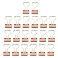 thumbnail image 4 of EeaseCA 20Pcs Metal Binder Clips File Clips Heart Shaped Book Clamps Organizing Clamps, 4 of 7