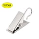 thumbnail image 1 of Uxcell Clips para Cortinas de 1" de Metal Niquelado Tono Plateado 10 Paquete, 1 of 5