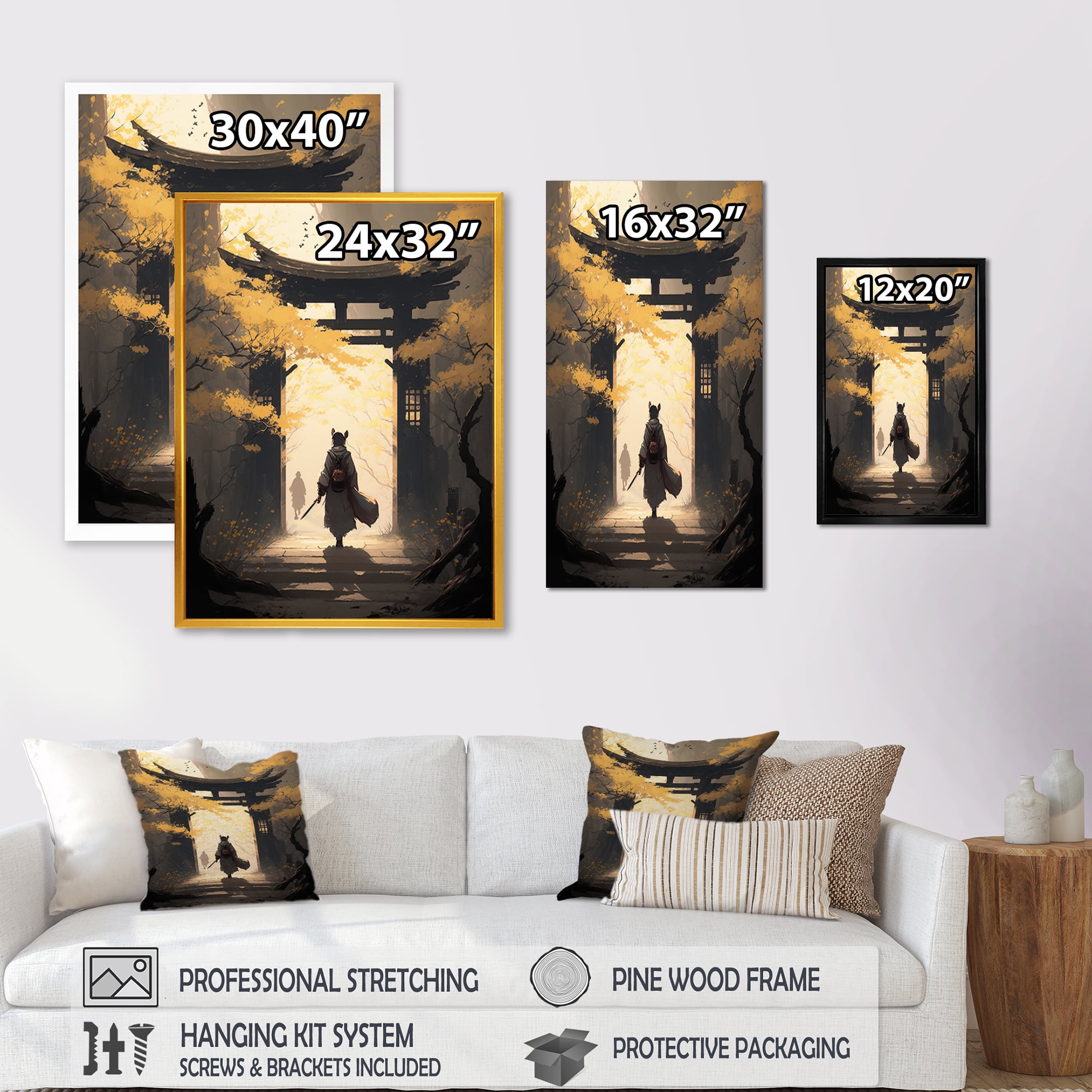 Designart Architectural City Landscape I Canvas Wall Art