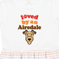 thumbnail image 4 of Inktastic Airedale Terrier Dog Lover Girls Toddler Dress, 4 of 5