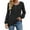 Black, variant on qucoqpe Womens Fall Tops Casual Solid Crewneck Long Sleeve Tunic Pullover Sweatshirts