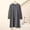 Gray, variant on Sakmal Flannel Nightgowns for Women MooMoo Winter Pajama Sleep Dress Long Sleeve Gray Crew Neck Nightgowns for Women XXL