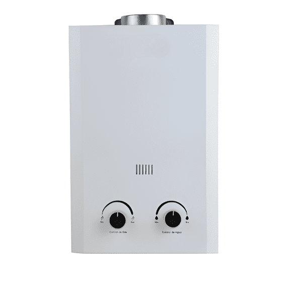 Calentador 7L Instantáneo Gas LP, Compacto y Eficiente con Seguridad