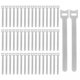 thumbnail image 1 of 3x50 Piezas Bridas para Cables Strade Fareast Limited Liberables Gancho y Bucle Gris, 1 of 7