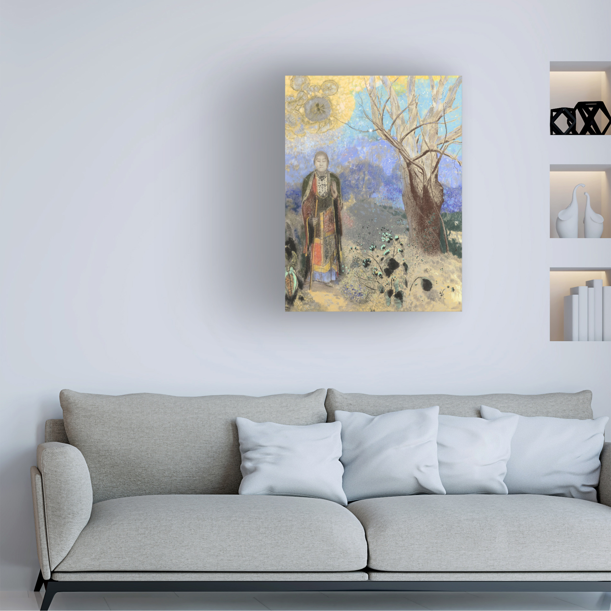 Odilon Redon 'Buddha' Canvas Art