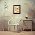 thumbnail image 4 of Grey, Jace 12x14 Black Modern Framed Museum Art Print Titled - Peach Coffee Day, 4 of 5