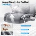 thumbnail image 2 of Ergonomic Home Office Chair with Locking Wheels, High-back Desk Chair with Thick Padded Flip-up Armrest, Comfy Executive Chair with Adjustable Lumbar Support for Home & Office & Work, 2 of 8