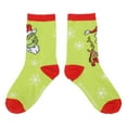 thumbnail image 2 of The Grinch & Max Kids 3-Pair Crew Socks, 2 of 4