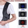 thumbnail image 2 of Qarigey Camping senderismo viajar mujeres hombres chaleco de calefacción 3 modos ajustable algodón chaqueta de calentamiento otoño cuerpo calentador Camisetas S Qarigey AP013475-01, 2 of 6