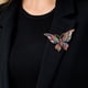 thumbnail image 2 of Broche de mariposa con de imitación exquisitos Clips para bufanda Zulema Broche, 2 of 8