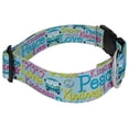 thumbnail image 4 of Country Brook Petz® 1 1/2 inch Deluxe Love and Peace Dog Collar, Extra Large, 4 of 5