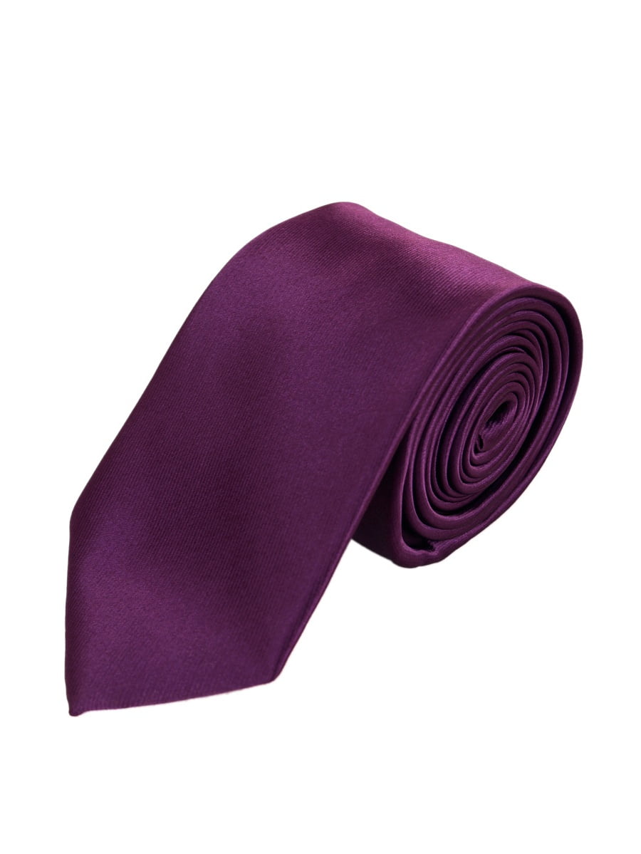 Berlioni Solid Color Ties Classic 3.5" Neckties Multiple Colors 
