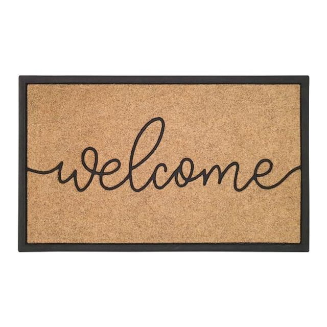 tapete grabado welcome 45 x 75 cm
