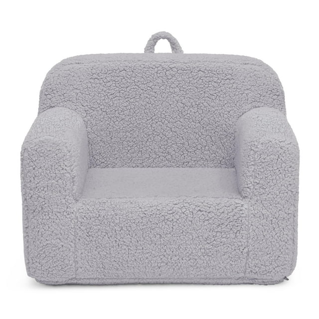 Silla Delta Children Cozee Sherpa Foam Grey 64x46x47 cm