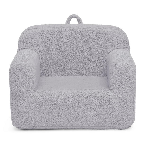 Silla Delta Children Cozee Sherpa Foam Grey 64x46x47 cm