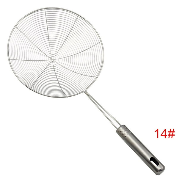 Solid Spider Strainer Skimmer Ladle Stainless Steel Kitchen Utensil
