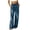 Navy, variant on Tqcoqu Women's Wide Leg Elastic Waist Cargo Pants,Solid Drawstring Outdoor Hiking Casual Trousers With Multi Pockets