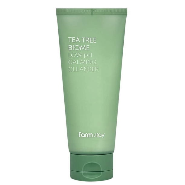 Limpiador facial FARMSTAY Tea Tree Biome, calmante de bajo pH
