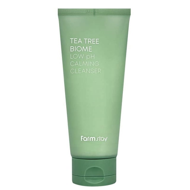 Limpiador facial FARMSTAY Tea Tree Biome, calmante de bajo pH