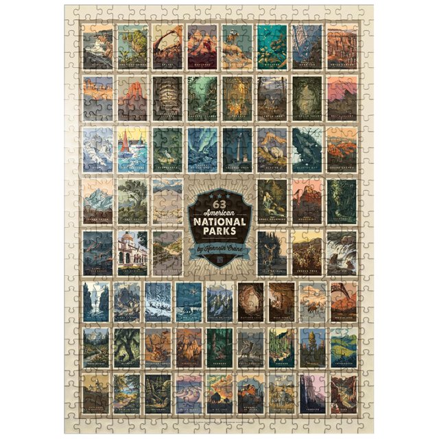 Rompecabezas MyPuzzle 63 American National Parks Kenneth Crane 500 piezas