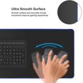 thumbnail image 5 of PC Laptop Rubber Gaming Computer Mouse Pad Mat Large Size 600*300*2mm Blue Edge, 5 of 13