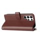 thumbnail image 4 of Funda tipo cartera de PU para Samsung S22 Ultra con cordón, ranura para múltiples tarjetas, protección total, estilo retro, PU+TPU, 4 of 5