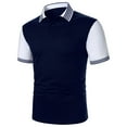 thumbnail image 2 of heyac Polo for Men Athletic Performance Polo Shirts Business Casual Wear Slim Fit Gym & Tennis Apparel Summer Casual Casual Tops, 2 of 7