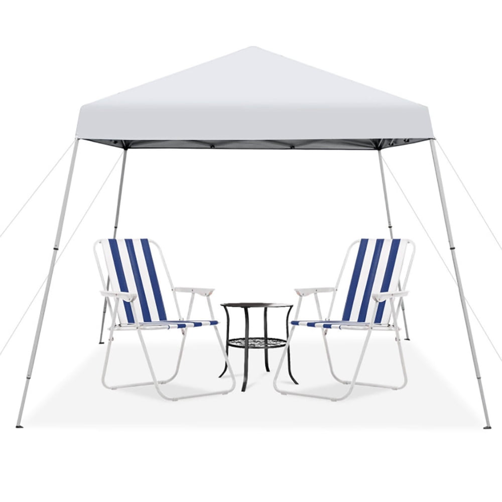 Aimee Lii 10 x 10 Feet Outdoor Instant Pop-up Canopy with Carrying Bag, Backyard Canopy Gazebo for Party Camping BBQ Events, White Aimee Lii 10 x 10 Feet Outdoor Instant Pop-up Canopy with Carrying Bag, Backyard Canopy Gazebo for Party Camping BBQ Events, White