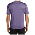 thumbnail image 2 of Mens Polyester Heather Contender Tee Purple Heather Medium, 2 of 6