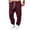 Wine, variant on Inleife Mens Fashion Casual Sports Pants Sweatpants Comfy Trousers Jogger Athletic Fit Work Long Pants