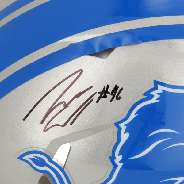 Jack Campbell Detroit Lions Autographed Riddell Speed Authentic Helmet - Fanatics Authentic Certified