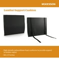 thumbnail image 2 of McKesson Foam Back and Lumbar Support Cushion, Black - 18 in x 17 in, 4 Ct, 2 of 8