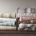 thumbnail image 7 of Oversized Faux Fur Throw for Women & Men, Soft Blanket for Home, Oeko-Tex Certified, 60" x 70", Aqua, 7 of 7