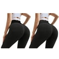 thumbnail image 1 of Vedolay Pants&nbsp;For&nbsp;Women Womens Ultra Soft Leggings Pants Ankle Length Leggings Yoga Pants,Black M, 1 of 4