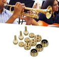 thumbnail image 1 of Botón de dedo de válvula de Trompeta ANGGREK Tapa Y Varilla de válvula Juego de 12 Piezas, 1 of 7