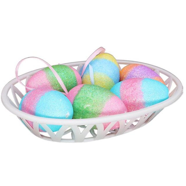 Huevos De Pascua Coloridos, Huevos Colgantes Decorativos, Adornos Colgantes De Árbol, Suministros De Fiesta Para El Hogar Y La Oficina De Pascua, Regalos Inevent HA034714-00