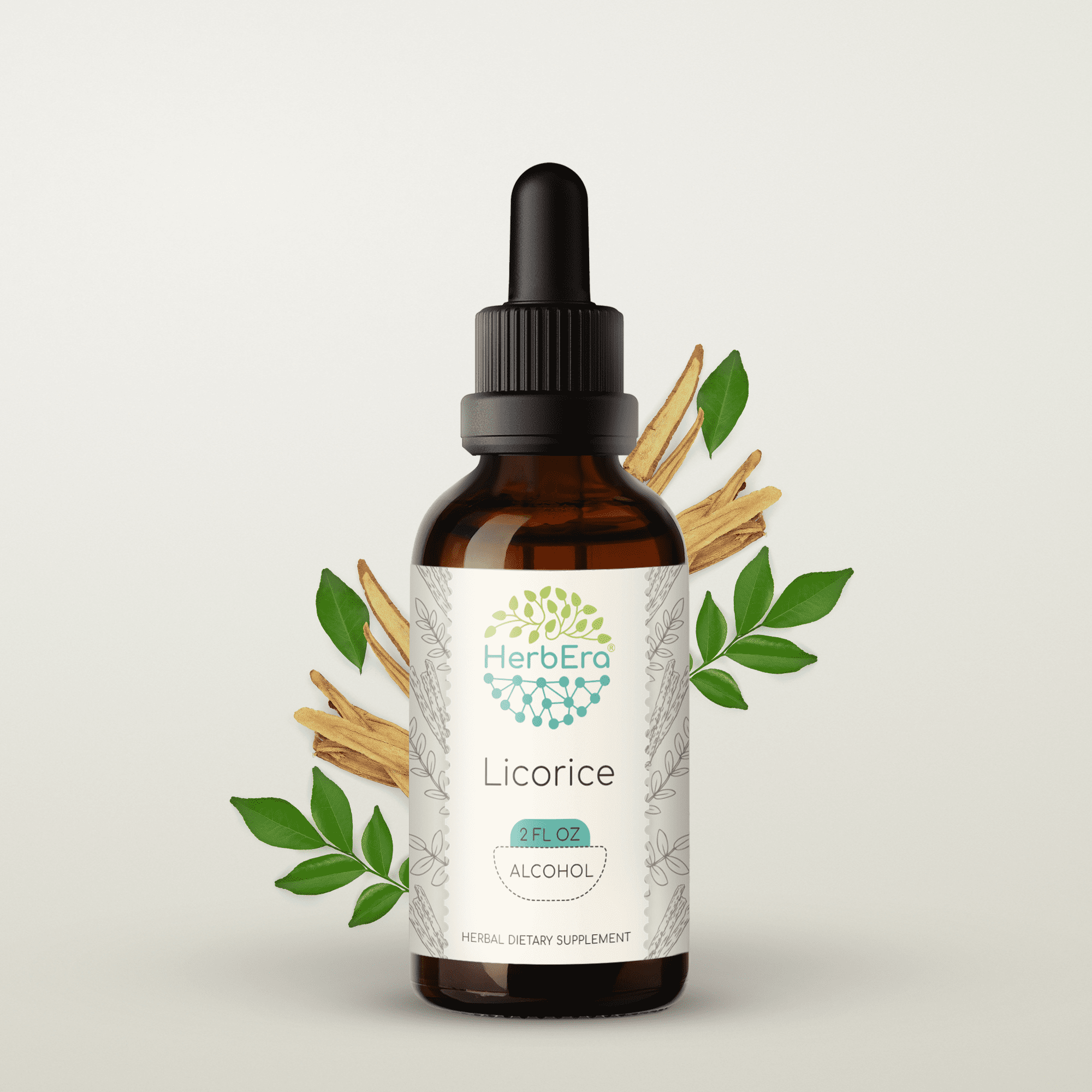 Licorice Alcohol Herbal Extract Tincture, SuperConcentrated Organic