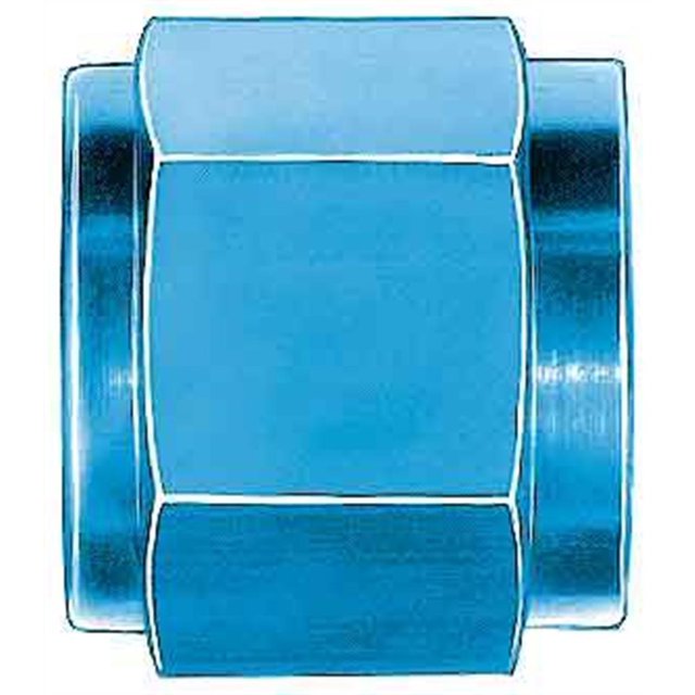 Aeroquip Écrou de Raccord de Tube FCM3554; -3 AN; Bleu; Aluminium; Ensemble de 6