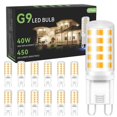 thumbnail image 1 of Bombilla LED TJOY G9, 4 W, 3000 K, 450 lm, 120 V, no regulable, paquete de 12, 1 of 7